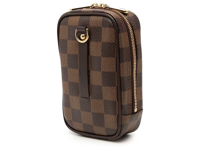 Borsa a tracolla Louis Vuitton Damier Ebene Etui Okapi GM marrone - vista 2