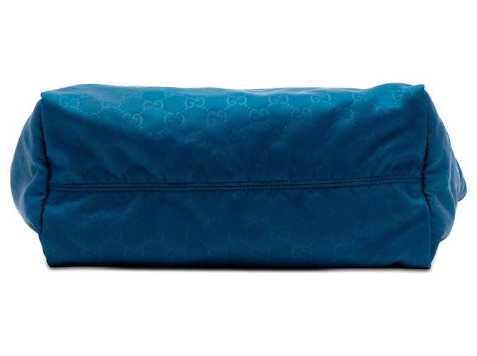 Tote in nylon GG blu Gucci - vista 3