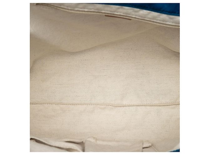Tote in nylon GG blu Gucci - vista 4