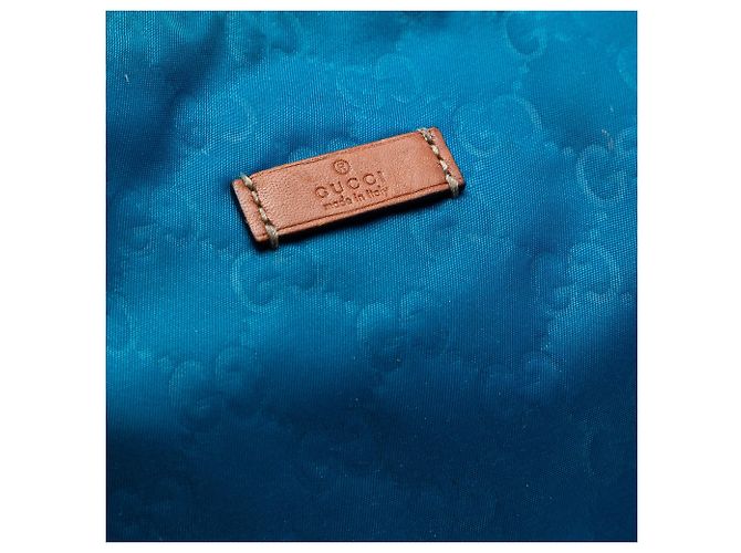 Tote in nylon GG blu Gucci - vista 5