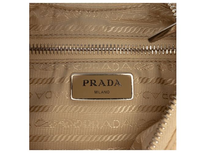 Borsa a tracolla Prada Quilted Re Nylon Padded Re Edition 2005 Beige - vista 5