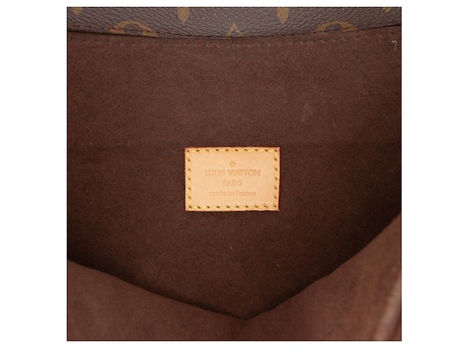 Borsa Louis Vuitton Monogram Pochette Metis marrone - vista 5