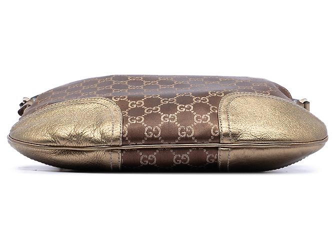 Borsa a tracolla Gucci GG Canvas Princy marrone - vista 3