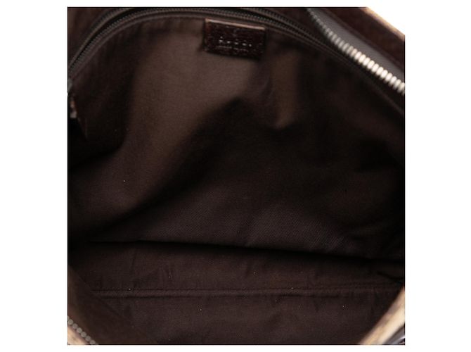 Borsa a tracolla Gucci GG Canvas beige - vista 4