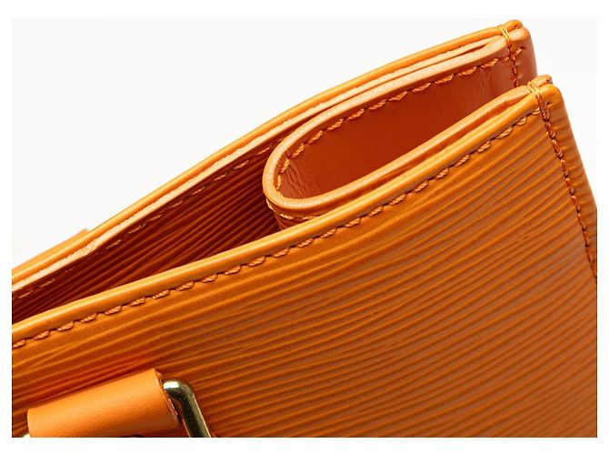 Borsa Tote Orange Louis Vuitton Epi Sac Plat PM Arancione - vista 8