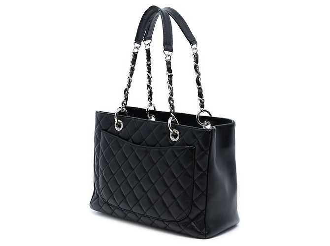 Tote Grand Shopping in Caviar nero Chanel - vista 2