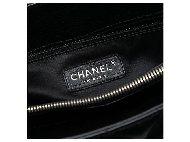 Tote Grand Shopping in Caviar nero Chanel - vista 5