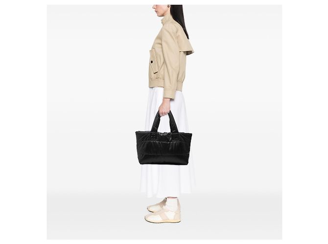 Tote Coco Cocoon em nylon acolchoado preto Chanel Medium - vista 7