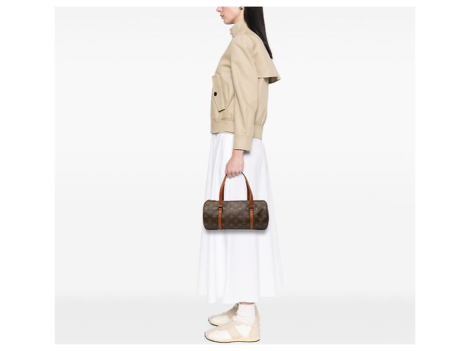 Bolso Louis Vuitton Monogram Papillon 30 marrón Castaño - vista 7