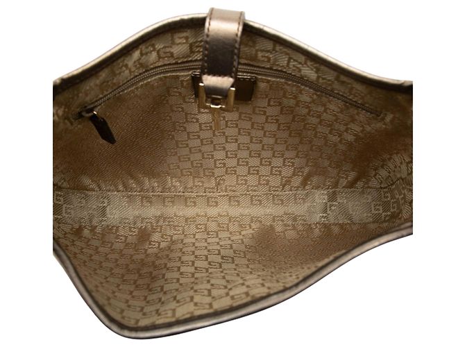 Borsa a tracolla Gucci Canvas Web Jackie marrone - vista 4