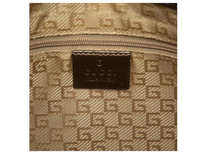 Borsa a tracolla Gucci Canvas Web Jackie marrone - vista 5