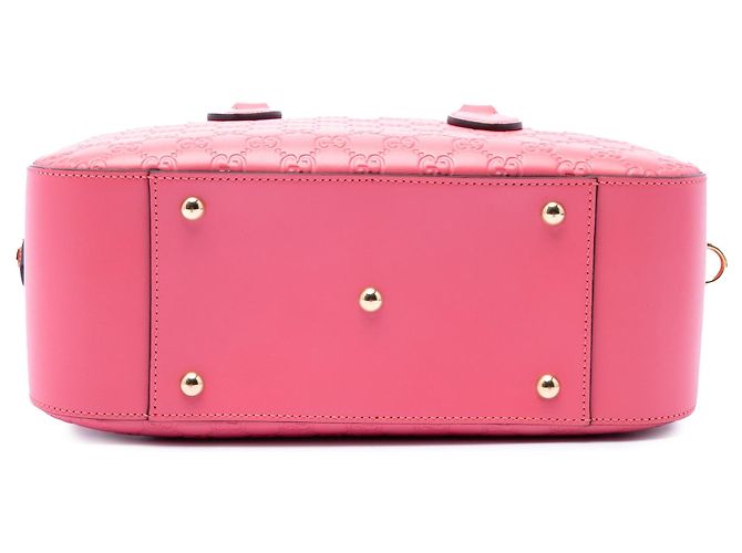 Borsa Gucci Guccissima rosa - vista 3