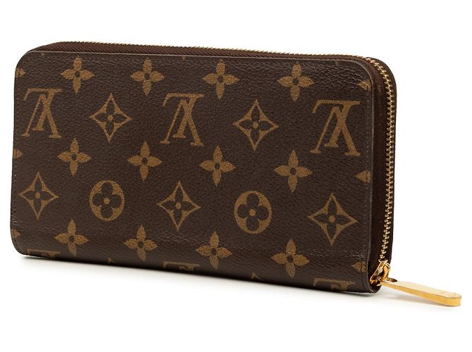 Cartera larga Louis Vuitton Monogram Zippy marrón Castaño - vista 2