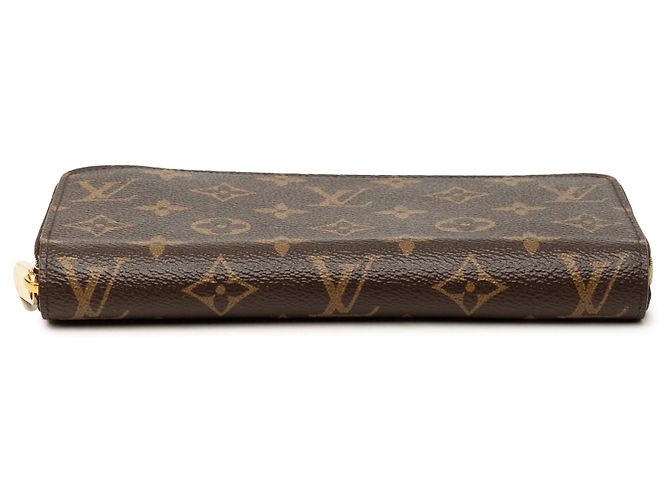 Cartera larga Louis Vuitton Monogram Zippy marrón Castaño - vista 3