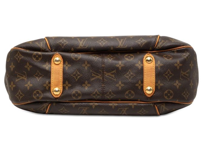 Borsa a tracolla Louis Vuitton Monogram Galliera PM marrone - vista 3