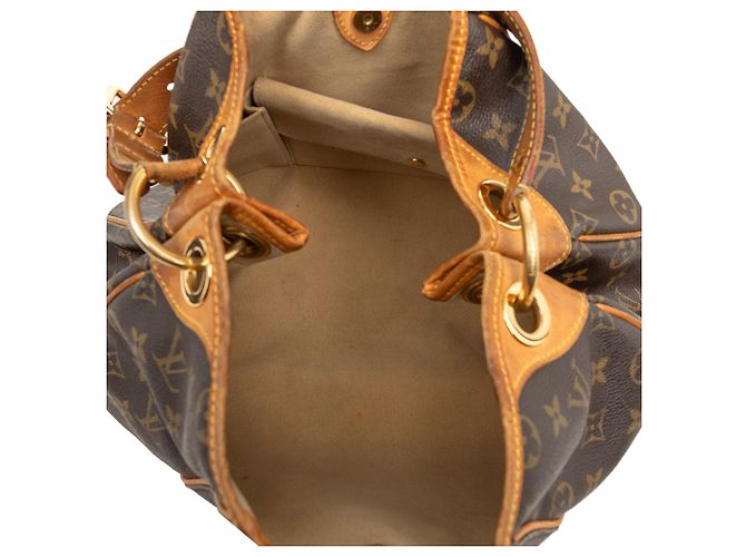 Borsa a tracolla Louis Vuitton Monogram Galliera PM marrone - vista 4