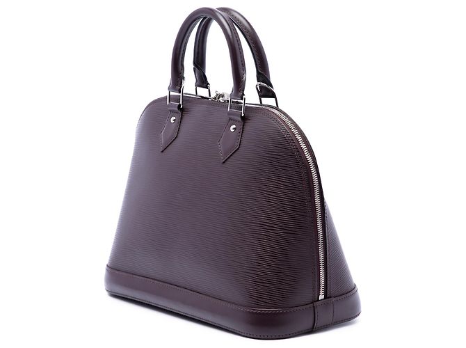 Borsa Alma PM in Epi Louis Vuitton viola Porpora - vista 2