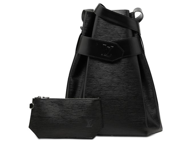 Bolso Bucket Louis Vuitton Epi Sac D Epaule GM negro - vista 7