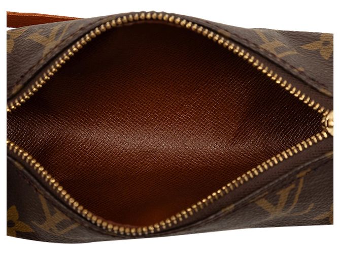 Borsa Louis Vuitton Monogram Papillon Pochette marrone - vista 4