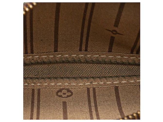Borsa Louis Vuitton Monogram Patch Mini Pochette Accessoires marrone - vista 4