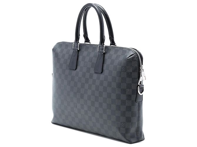 Borsa Business Porte Documents Jour Louis Vuitton Damier Graphite Nero - vista 2