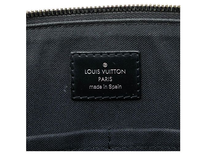 Borsa Business Porte Documents Jour Louis Vuitton Damier Graphite Nero - vista 5