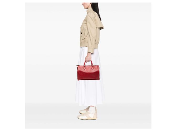 Borsa Boston Epi Speedy 30 Louis Vuitton Rosso - vue 7