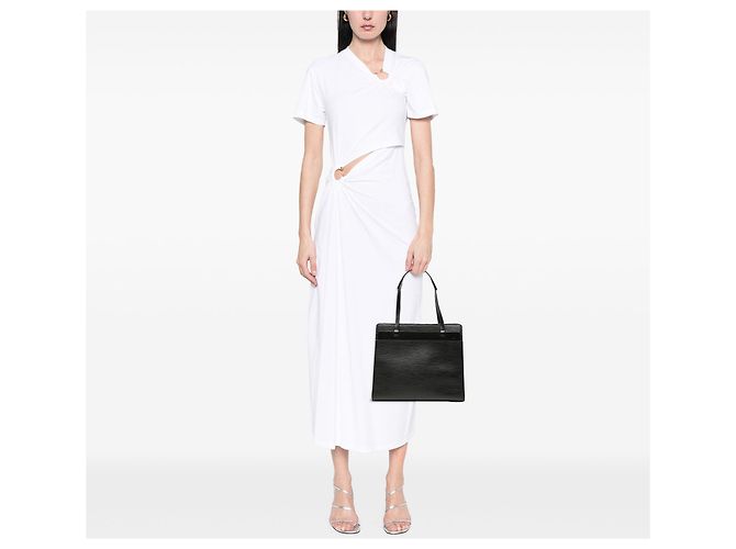Borsa Louis Vuitton Epi Croisette PM Nera Nero - vista 7
