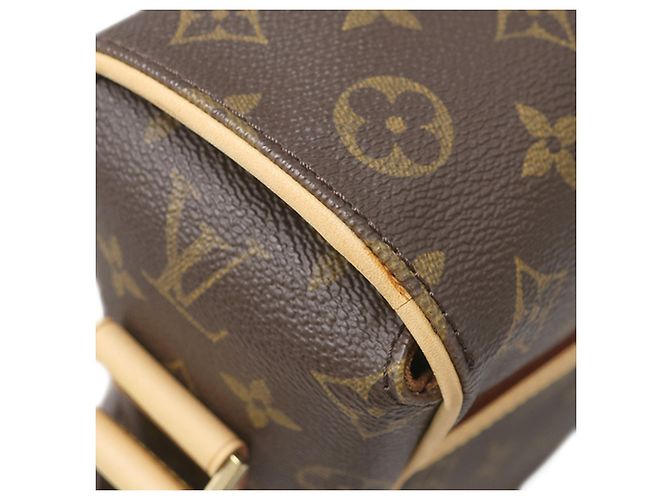 Borsa a tracolla Louis Vuitton Monogram Abbesses marrone - vista 8