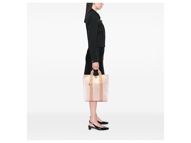 Borsa Tote Cabas Hermès Beige - vista 6