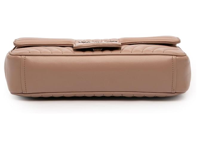 Borsa Prada Medium Soft Calf Impunture Diagramme Beige - vista 3