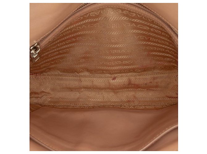 Borsa Prada Medium Soft Calf Impunture Diagramme Beige - vista 4