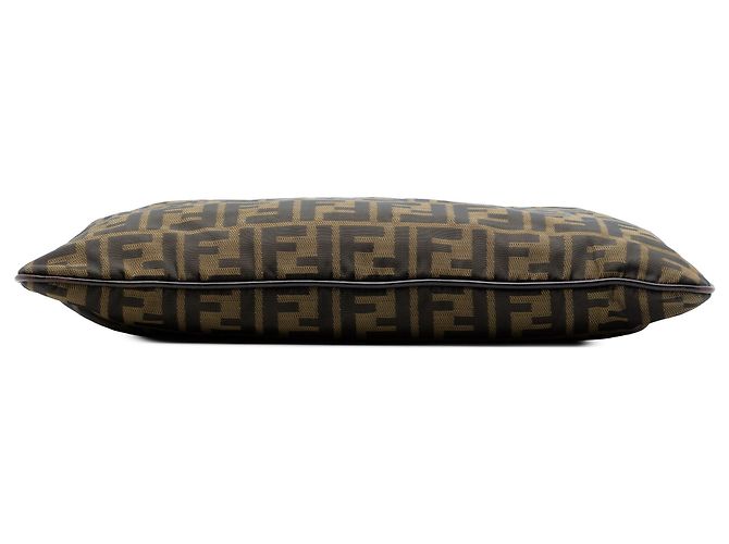 Borsa a tracolla Fendi Zucca Canvas marrone - vista 3