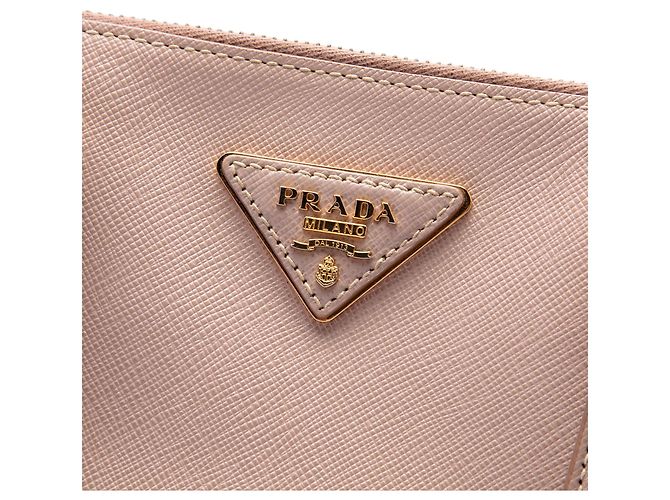 Borsa Prada Large Saffiano Lux Galleria Double Zip marrone - vista 5