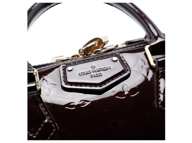 Borsa Louis Vuitton Monogram Vernis Montana viola Porpora - vista 5