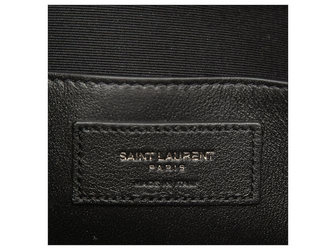 Borsa a tracolla Sac Coeur con nappa in pelle di vitello monogrammata rossa Saint Laurent - vista 5