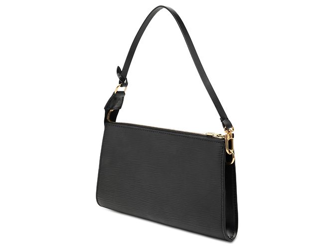 Borsa a tracolla Louis Vuitton Epi Pochette Accessoires nera Nero - vista 2