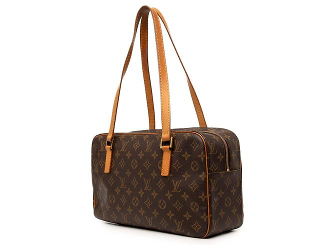 Borsa a tracolla Louis Vuitton Monogram Cite GM marrone - vista 2