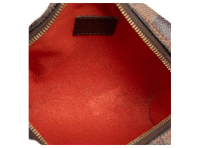 Borsa a tracolla Louis Vuitton Damier Ebene Ipanema marrone - vista 4