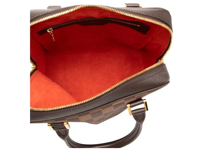 Borsa Louis Vuitton Damier Ebene Brera Marrone - vista 4