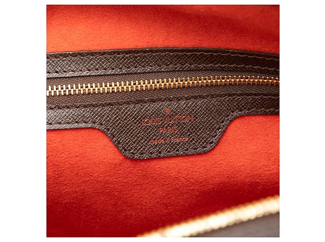 Borsa Louis Vuitton Damier Ebene Brera Marrone - vista 5