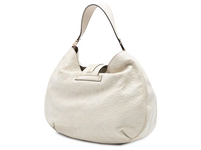 Borsa Hobo Large Guccissima bianca da donna Bianco - vista 2