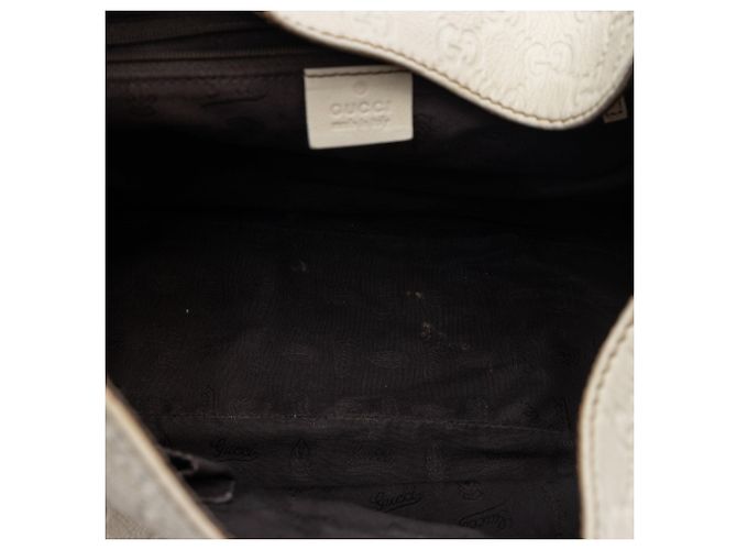 Borsa Hobo Large Guccissima bianca da donna Bianco - vista 4