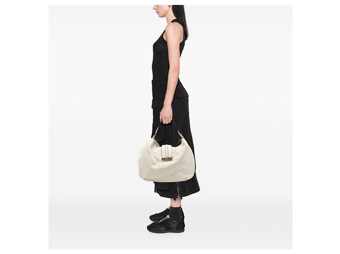 Borsa Hobo Large Guccissima bianca da donna Bianco - vista 6