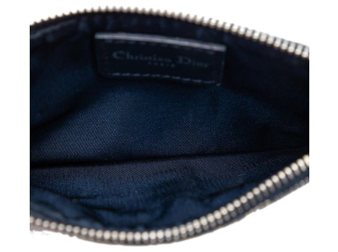 Pochette da polso in tela Blue Dior Diorissimo Trotter - vista 4