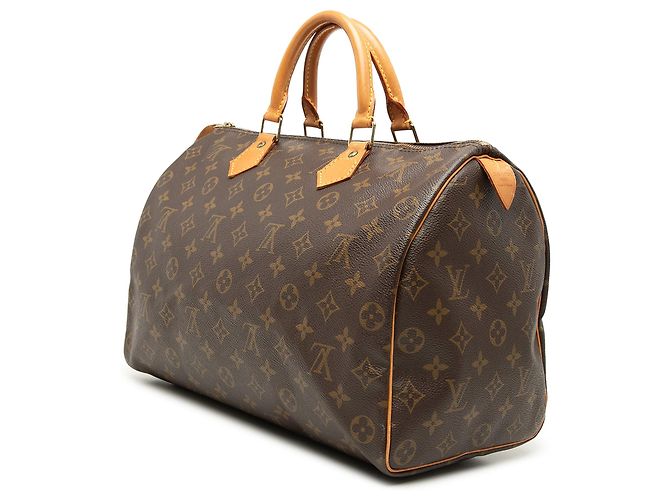 Borsa Boston Louis Vuitton Monogram Speedy 35 marrone - vista 2