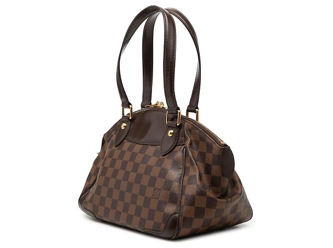 Borsa Louis Vuitton Damier Ebene Verona PM marrone - vista 2