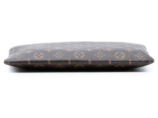 Clutch Louis Vuitton Monogram Daily marrone - vista 3