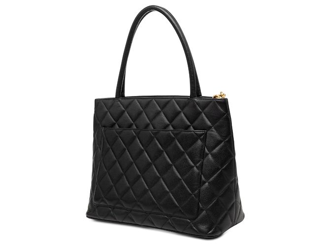 Tote Chanel Caviar Medallion negro - vista 2