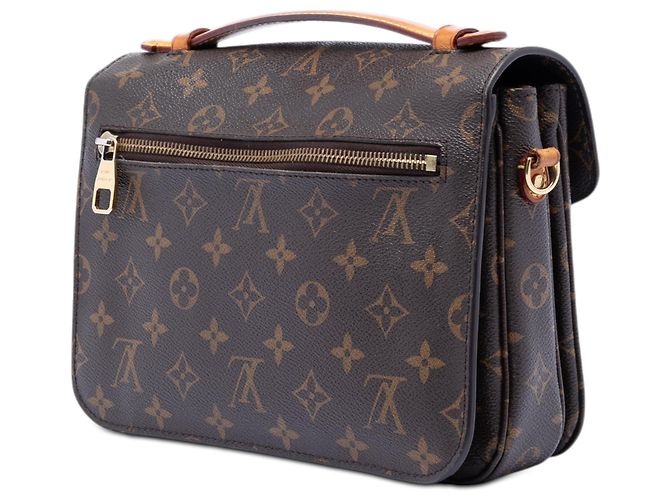 Bolso Louis Vuitton Monogram Pochette Metis marrón Castaño - vista 2